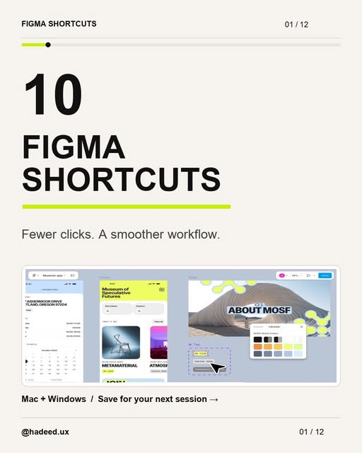 10 Figma shortcuts cover