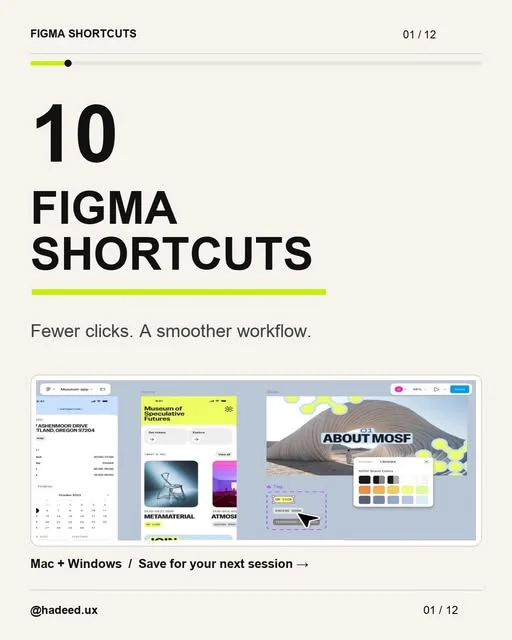 10 Figma shortcuts cover