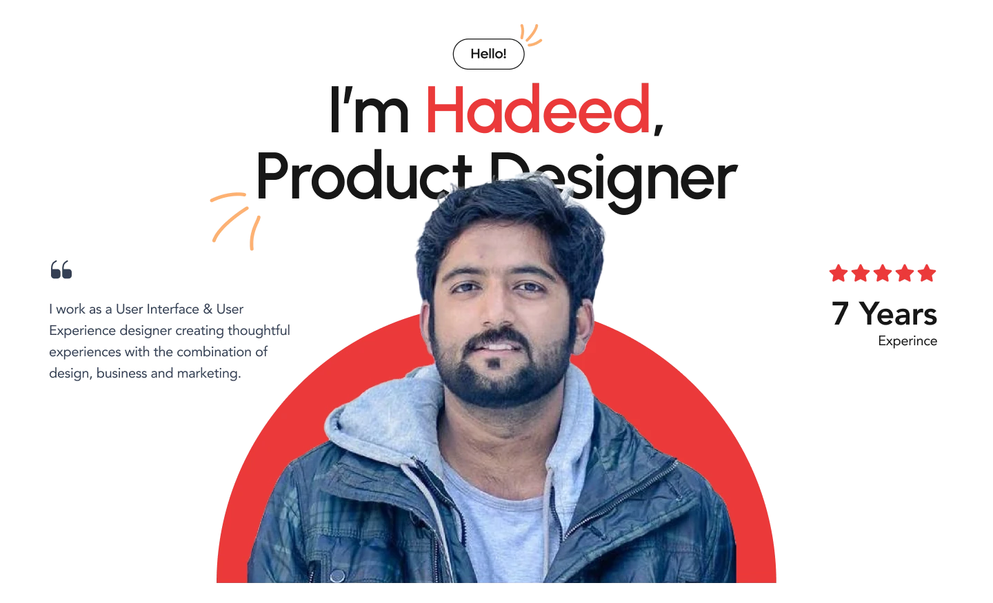 Hadeed Ullah, product and UX designer